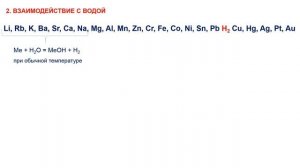 Урок № 9 5 Химические свойства металлов 9 класс