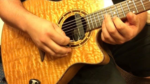 Skysonic Acoustic Guitar Pickup T-901 Install & Review смотреть онлайн