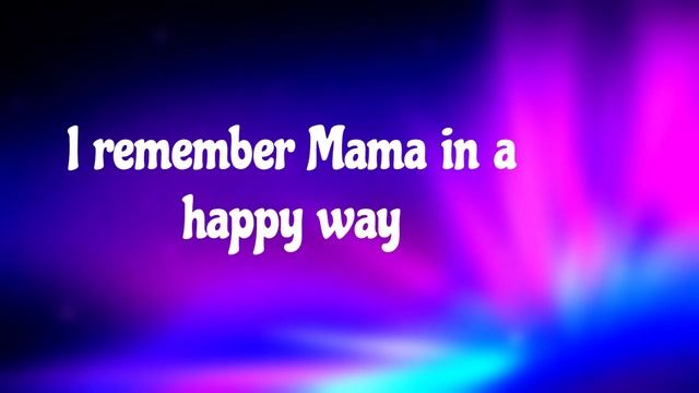 Shirley Caesar, I Remember Mama - Lyrics смотреть онлайн