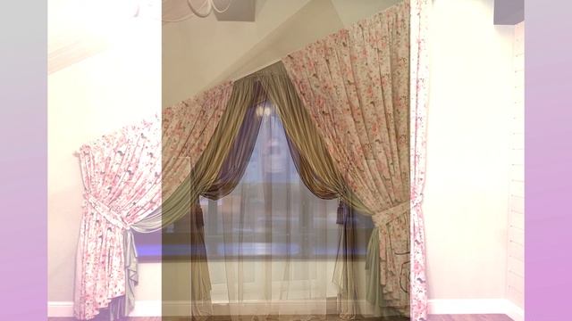 КАК ОФОРМИТЬ Окна СЛОЖНОЙ ФОРМЫ. ДИЗАЙН ШТОР ДЛЯ НЕСТАНДАРТНОГО ОКНА / фотоподборка