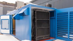 Испытание газового генератора 350 кВт, АГП-350 в контейнерном исполнении (Дизель-Систем)