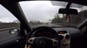 Opel Corsa D 1.0 EcoTec 60HP POV Test Drive Acceleration Sound
