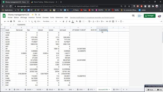 Importer le solde crypto de son compte depuis l'API Binance vers Google Sheet смотреть онлайн