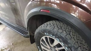 Sumaxx tire A/T 265/65r/18 installed on nissan navara
