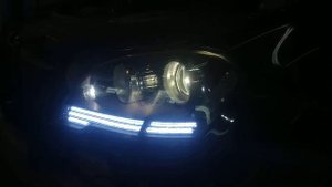 Итог реставрации фар Mercedes ml164 рестайлинг