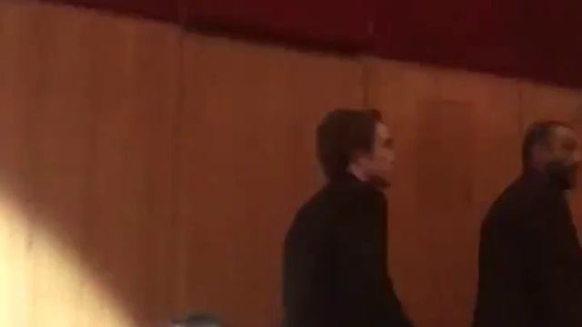 And Robert Pattinson leaves the stage as the movie is about to begin. Cannes2019