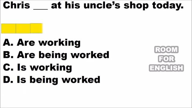 Present Continuous Tense Test 10 - Present Continuous Exercise  Present Progressive Quiz