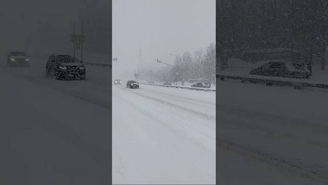 Снегопад в Москве. Прогноз оказался точным