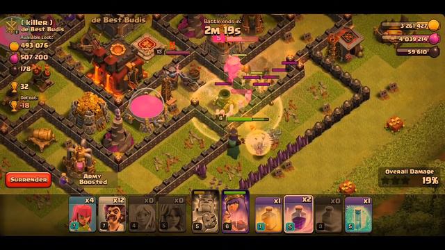 Clash of clans (Disco Wizard Rampage) Part 2