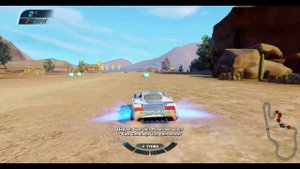 Тачки 3 (Xbox 360) - Боевой Заезд - Аризонская трасса "Медный Каньон" - Кам Спиннер