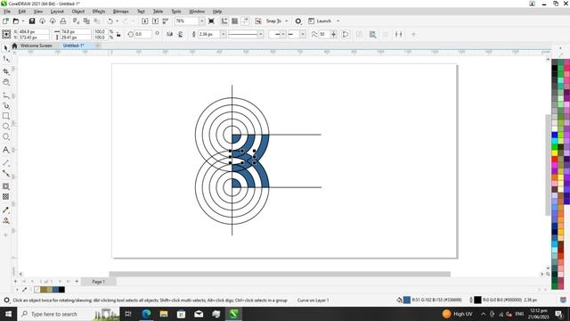How to make a logo in CorelDraw |Corel Draw | GYC смотреть онлайн