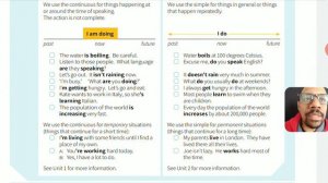 Unidade 3 - Present Continuous and Present Simple 1 (I am doing and I do) - Grammar in use