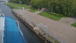 Подход к причалу Тверь