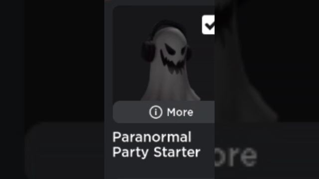 Roblox Free Items Paranormal Party Starter