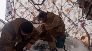 Зимняя рыбалка на "Щучке". Озеро Щучье Селенгинский район. Бурятия