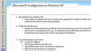 Configuring Alternate IP - Windows XP | How to configure it using windows XP machine | NetworkNuts