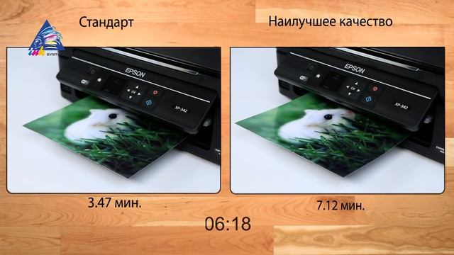Тест скорости и качества печати МФУ Epson XP-342 смотреть онлайн