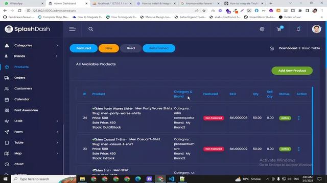 laravel ecommerce complete website-lect67| laravel ecommerce crash course| laravel ecommerce projec
