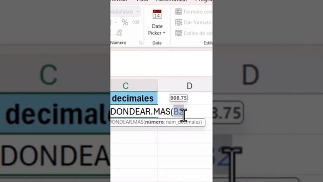 Redondea hacia arriba NUMEROS DECIMALES en Excel ? #excel #redondear смотреть онлайн