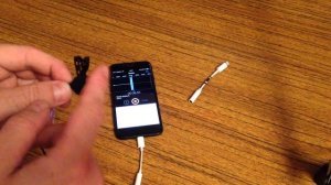 Переходник для iPhone 7 Lightning/выход 3,5 мм для наушников из Китая.