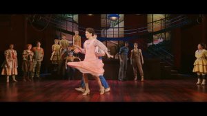 Hugh Jackman and Sutton Foster in The Music Man on Broadway