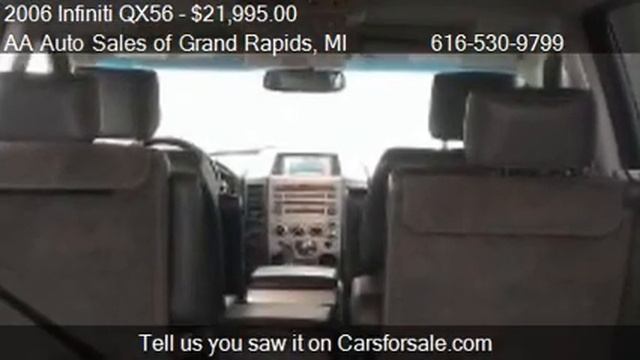 2006 Infiniti QX56 AWD for sale in Kentwood, MI 49548 at the смотреть онлайн