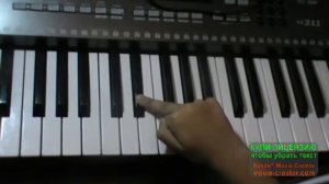 Вместе весело шагать, по просторам, на синтезаторе Роман Д.