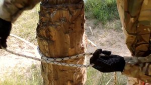 Узел стремя одним концом