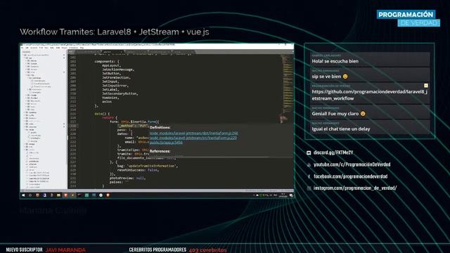 6. Programación Avanzada con Laravel8 + JetStream + VUE.js: Roles de Usuarios y Workflow
