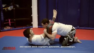 Треугольник без руки соперника. Удушающий прием от черного пояса по BJJ Валесио Сенна и 4MMA
