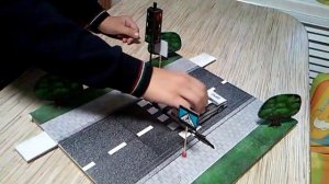 Поделка в школу,правила пдд