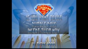 Superman: The New Superman Adventures 100% (UHD60) (Nintendo 64) (Blind) (17): Tunnel Speed