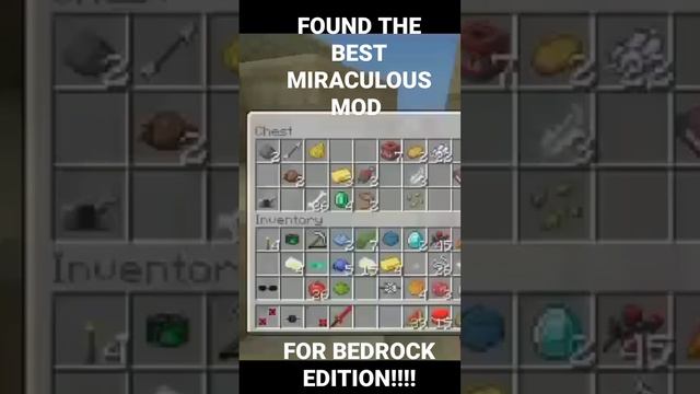 The best Miraculous mod! #minecraft #miraculous #mlb #addon #mod #bestaddon #games #showcase #short