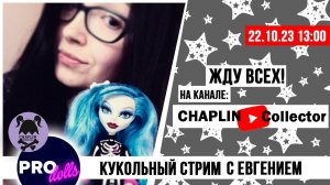 Кукольный стрим № 20 с Евгением @PROdolls : День рождения Жени: Rainbow High | Integrity toys