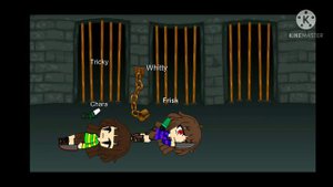 when I tickle Chara and frisk