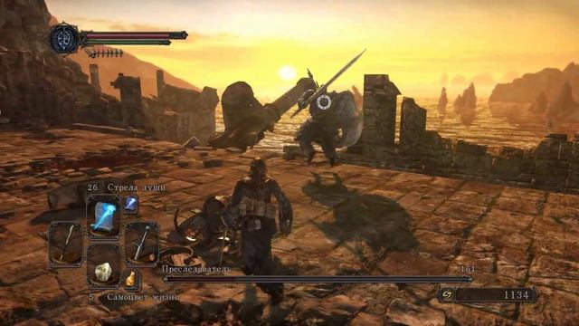 прохождение dark souls 2 часть 7: БОСС: Преследователь смотреть онлайн