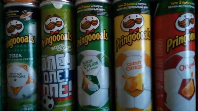 Моя коллекция банок из-под чипсов Pringles,Lays Stax etc смотреть онлайн