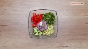 Овощной салат с авокадо - Рецепты от Со Вкусом