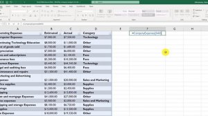 How to Use Excel Tables Structured References