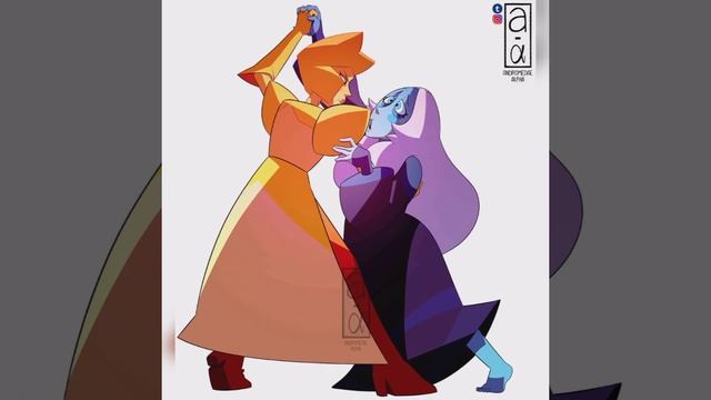 Steven Universe Yellow Diamond x Blue Diamond