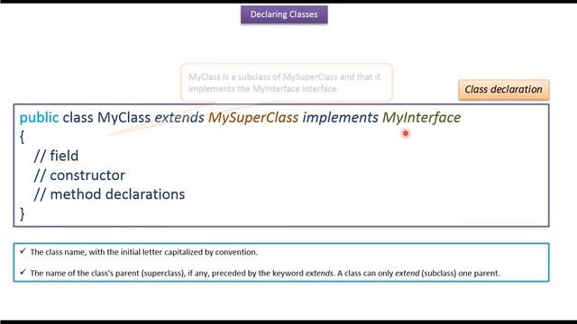 How to Declare Classes in Java? | Java Declaring Classes | Java Tutorial