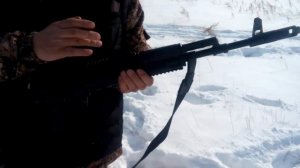 Сайга 308. Пристрелка. Коллиматор Holosun (Холосан)