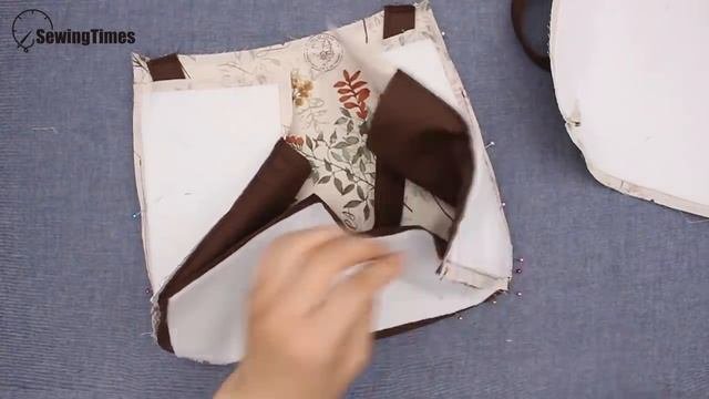 DIY PRETTY TOTE BAG 에코백만들기 | Shopping Bag Handbag Sewing Tutorial | Free Pattern [sewingtimes]