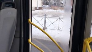 Омск,автобус 42 от 3-й Чередовой до Омского Дома Дружбы