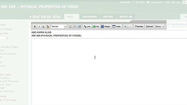 Wikispaces - Creating a wiki page