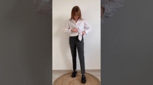 5 СПОСОБОВ НЕОБЫЧНО НОСИТЬ БЕЛУЮ РУБАШКУ. Советы от стилиста с примеркой