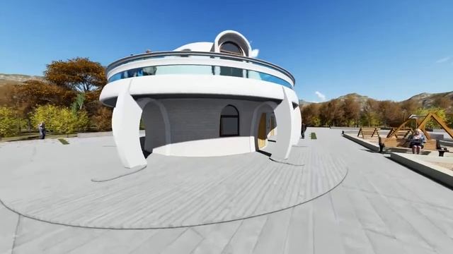 Проект купольного дома PANTION http://buvet.lv/ смотреть онлайн