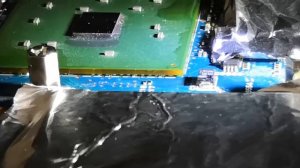 Снятие BGA чипа на станции ACHI IR6500. Toshiba a15-s127