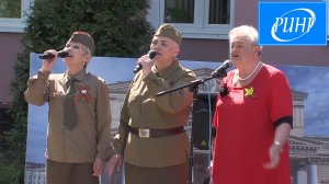 Участники  клуба «Активное долголетие» в Луховицах выступили с концертом «Военные годы»