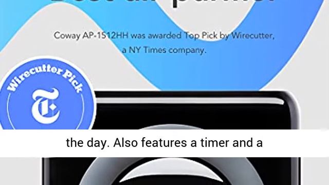 Coway Airmega AP-1512HH True HEPA Air Purifier with Air Quality Monitoring, Auto Mode, Timer, смотреть онлайн
